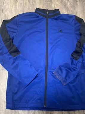 And1 Royal Blue & Black Full-Zip Performance Jacket